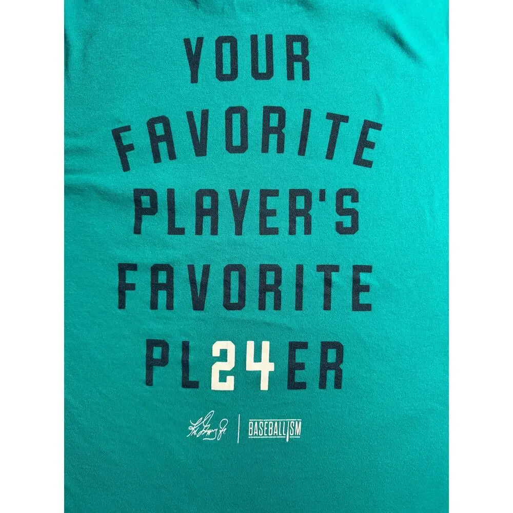 Baseballism Ken Griffey Jr. Bubble Gum The Kid 24 T-shirt Size Large